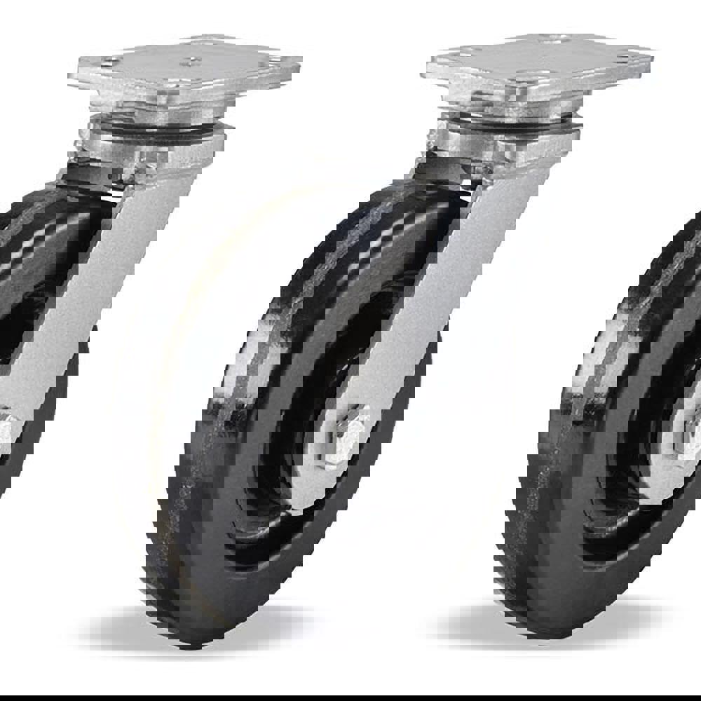 Swivel Top Plate Caster: Phenolic, 6